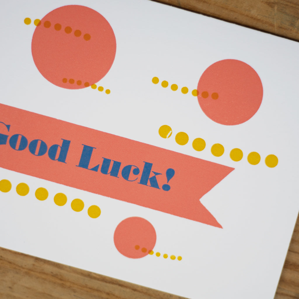 Good Luck! - Greeting Card – Hamilton Wood Type Museum good-luck-greeting-card-hamilton-wood-type-museum