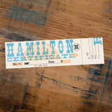 Hamilton Gift Certificate - Letterpress Printed