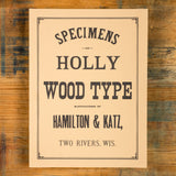 Hamilton & Katz Type Specimen Book