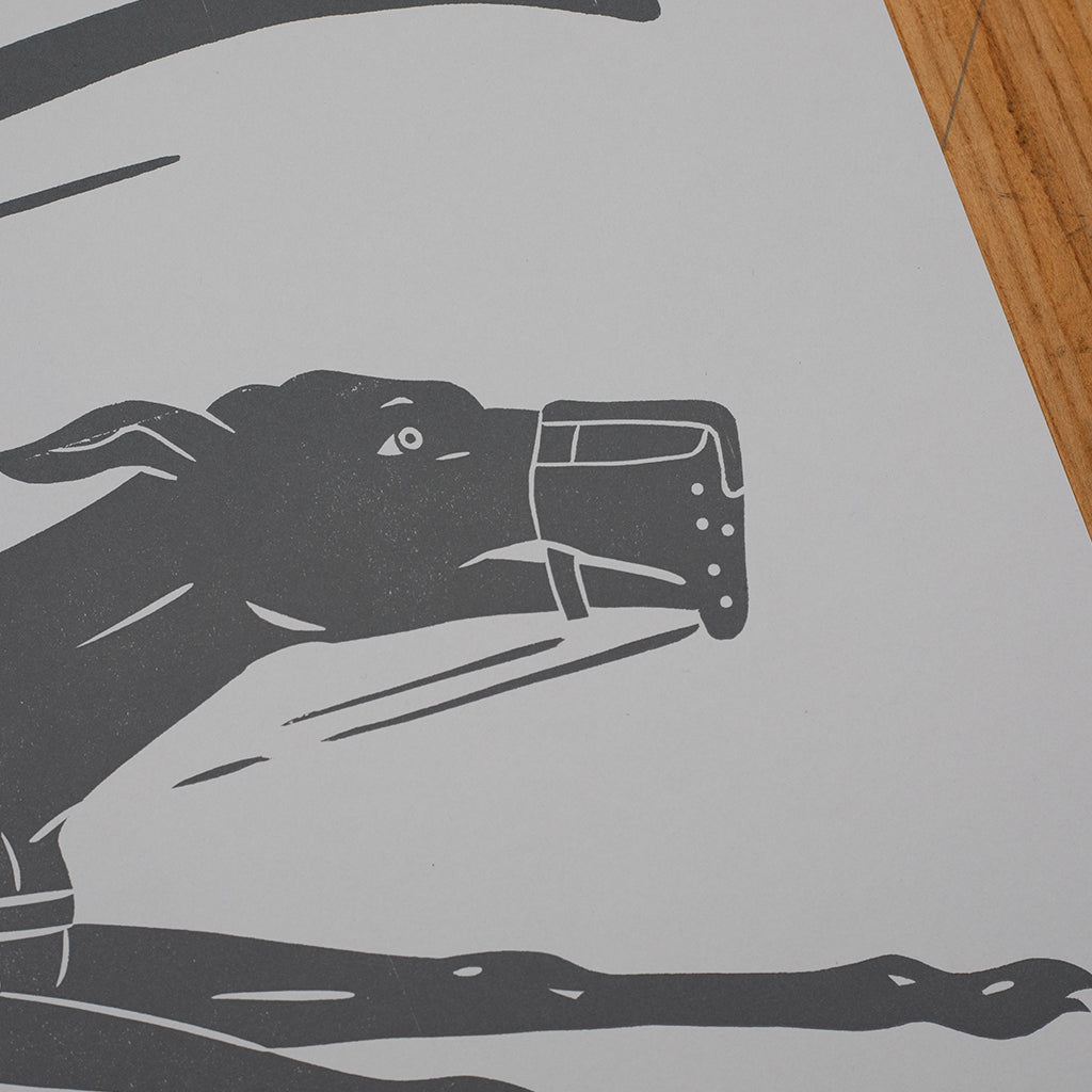 Historic Restrike: Greyhound Fun Run – Hamilton Wood Type Museum