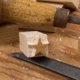 Printer's Wood Type Blocks: Stars - 8, 6, 4, 5, 3, 2 line