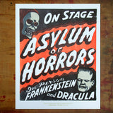 Historic Restrike: On Stage Asylum of Horrors -Small