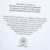 P22 HWT Bernice Chapbook