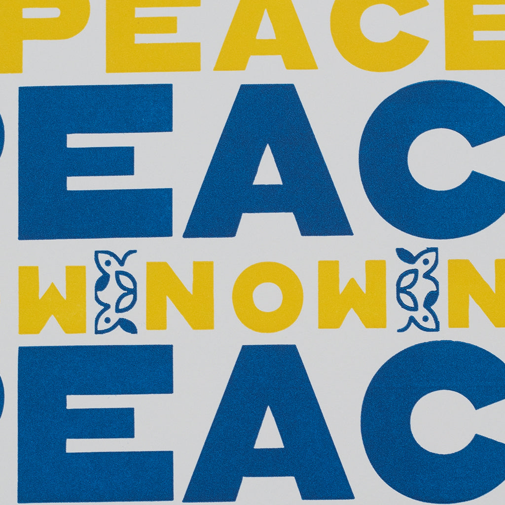 Original Print: Peace Now - Ukraine – Hamilton Wood Type Museum