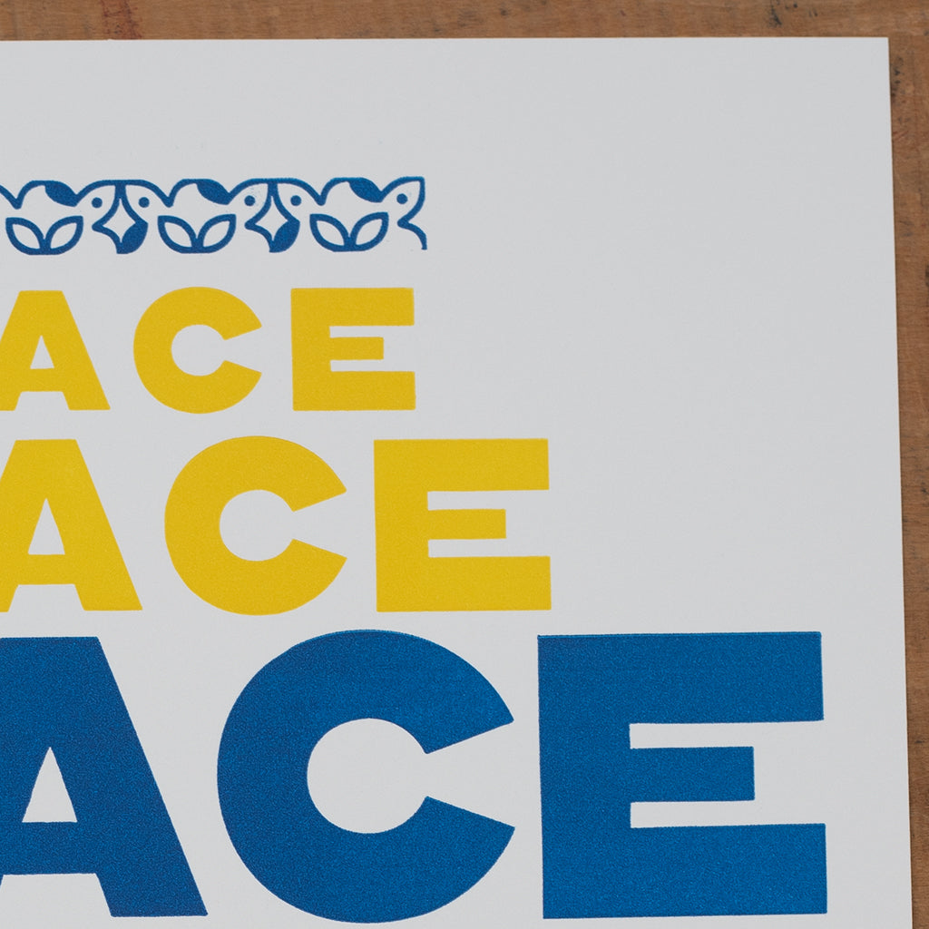 Original Print: Peace Now - Ukraine – Hamilton Wood Type Museum
