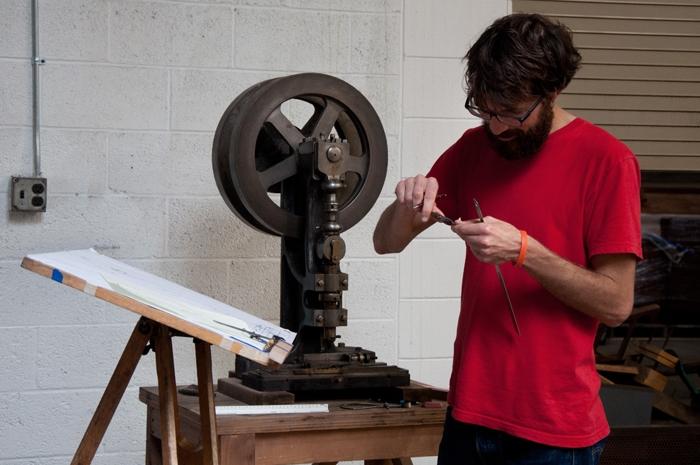 Drawing a Machine – Hamilton Wood Type Museum