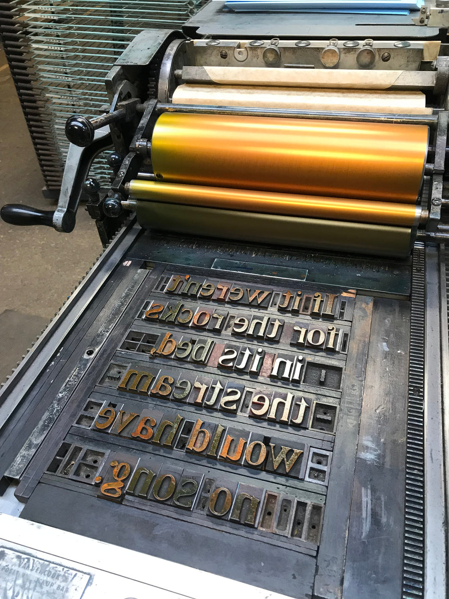 Set & Lock: Metal Typesetting and Press Lockup with Jim Moran – July 1 ...