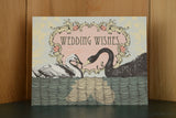 Swan Wedding Wishes Card