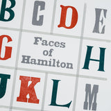 (Type)Faces of Hamilton Poster