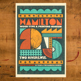 Original: Hamilton 25th Anniversary Poster by Brad Vetter