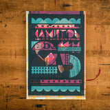 Makeready: Hamilton 25th Anniversary Poster by Brad Vetter