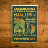 Makeready: Hamilton 25th Anniversary Poster by Brad Vetter