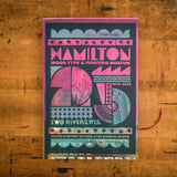 Makeready: Hamilton 25th Anniversary Poster by Brad Vetter