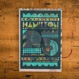 Makeready: Hamilton 25th Anniversary Poster by Brad Vetter