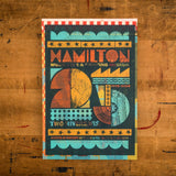 Makeready: Hamilton 25th Anniversary Poster by Brad Vetter