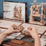 Printing Press Wooden 3D Puzzle Kit