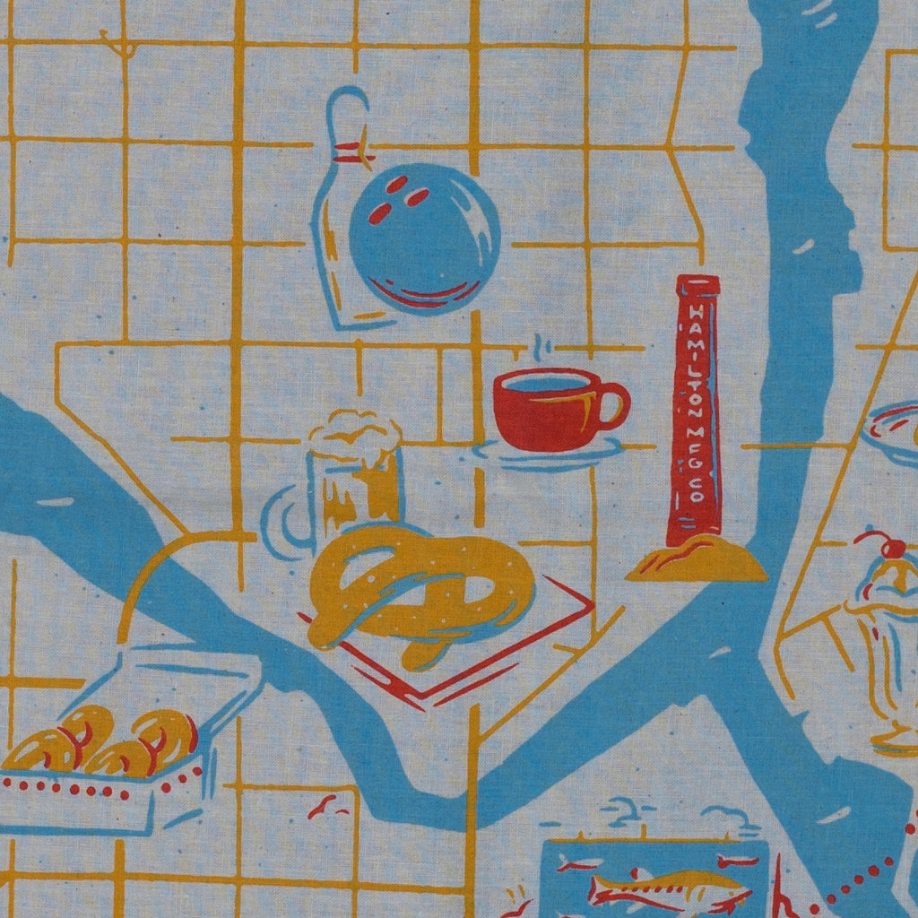 Two Rivers Map Bandana – Hamilton Wood Type Museum