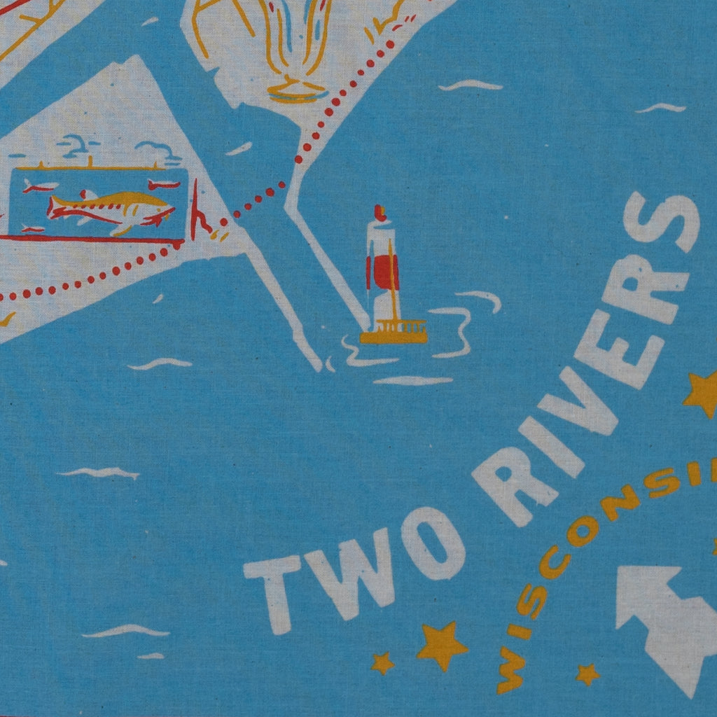 Two Rivers Map Bandana – Hamilton Wood Type Museum