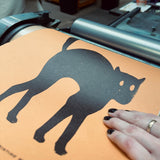 Original Print: Spooky Black Cat