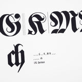 Blackletter Sorts - German