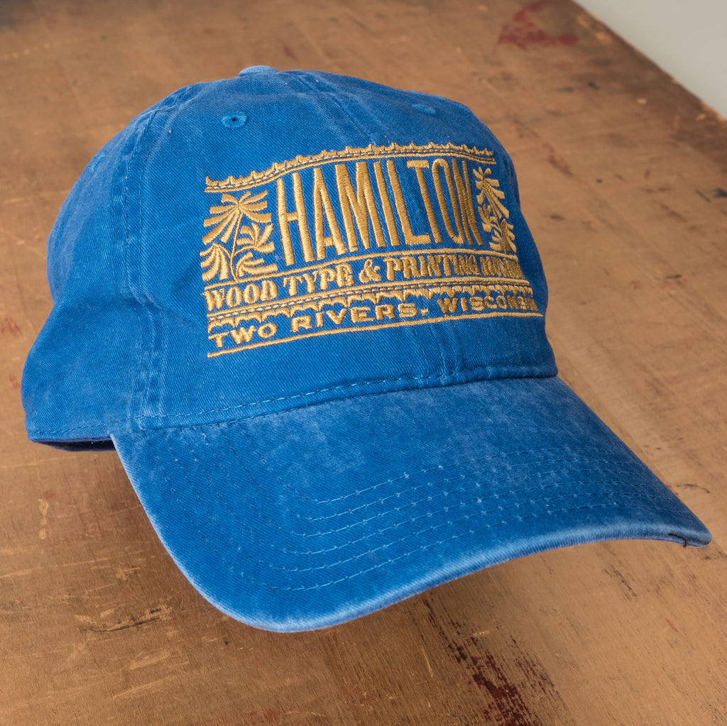 Limited Edition: Royal Blue Dad Cap – Hamilton Wood Type Museum