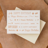 Bronze Birthday Card