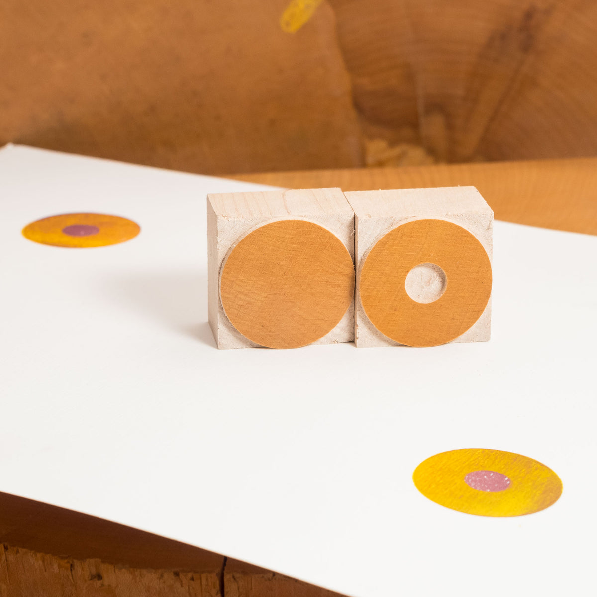Wood Type Printer's Bocks: Chromatic Circle Set – Hamilton Wood Type Museum