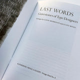 Last Words: Gravestones of Type Designers Zine