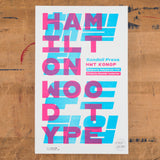 Hamilton Wood Type Poster by Sandoll Press