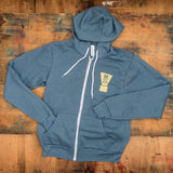 Limited Edition: Sorts Zip-Up Hoodie in Slate Grey