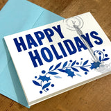 Happy Holidays notecard