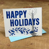 Happy Holidays notecard