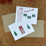 Santa Ho Ho Ho notecard