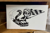Race Car Driving Gopher poster