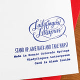 Ladyfinger Letterpress Greeting Cards