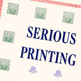 Original Print: Serious Printing Poster