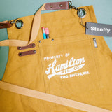 Screenprinted Printer's Apron