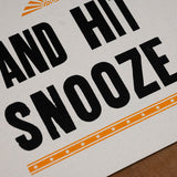 Original Poster: Wake Up And Hit Snooze