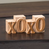 Wood Type Printier's Blocks: xOxO Set