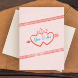 Valentine You & Me Love Card