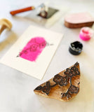 Wood Block Printing Kit, Cherry Blossom