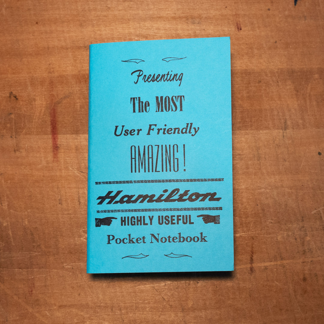 The Most User Friendly Amazing Pocket Notebook – Hamilton Wood Type Museum