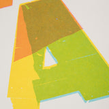Original Print: Abstract A's