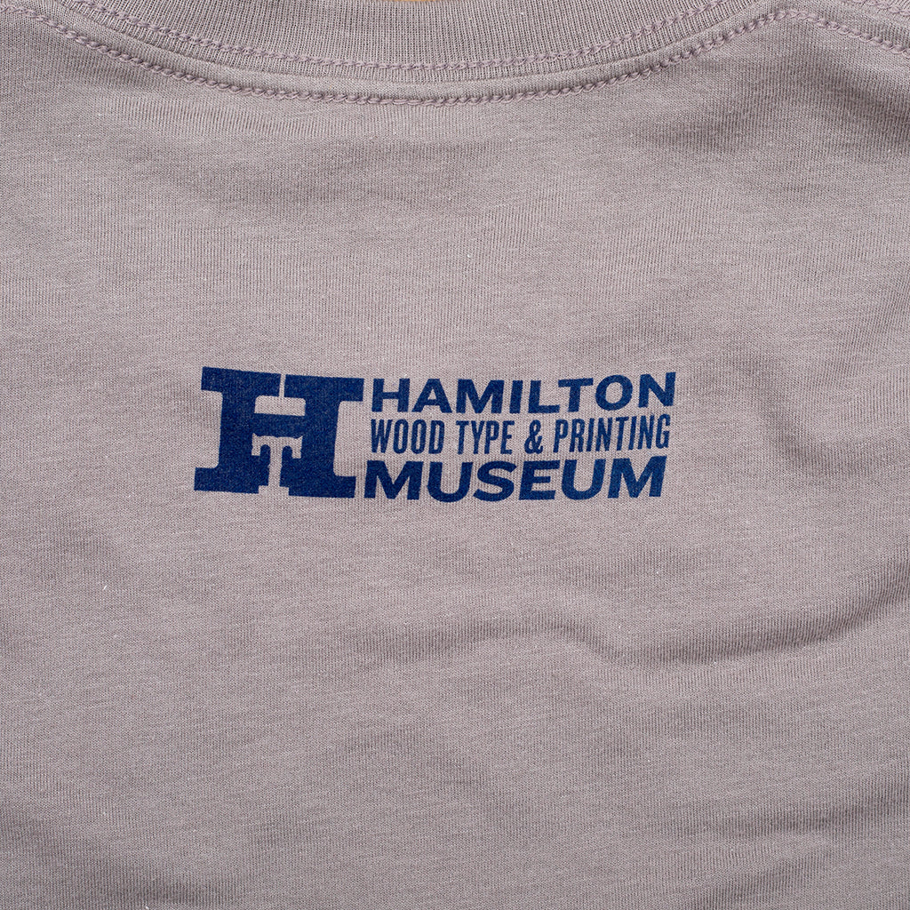 Ornaments Hamilton Museum – Specimen Type Wood T-Shirt
