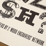 Original Print: Characters by the Wood Engravers Network Small Alphabet