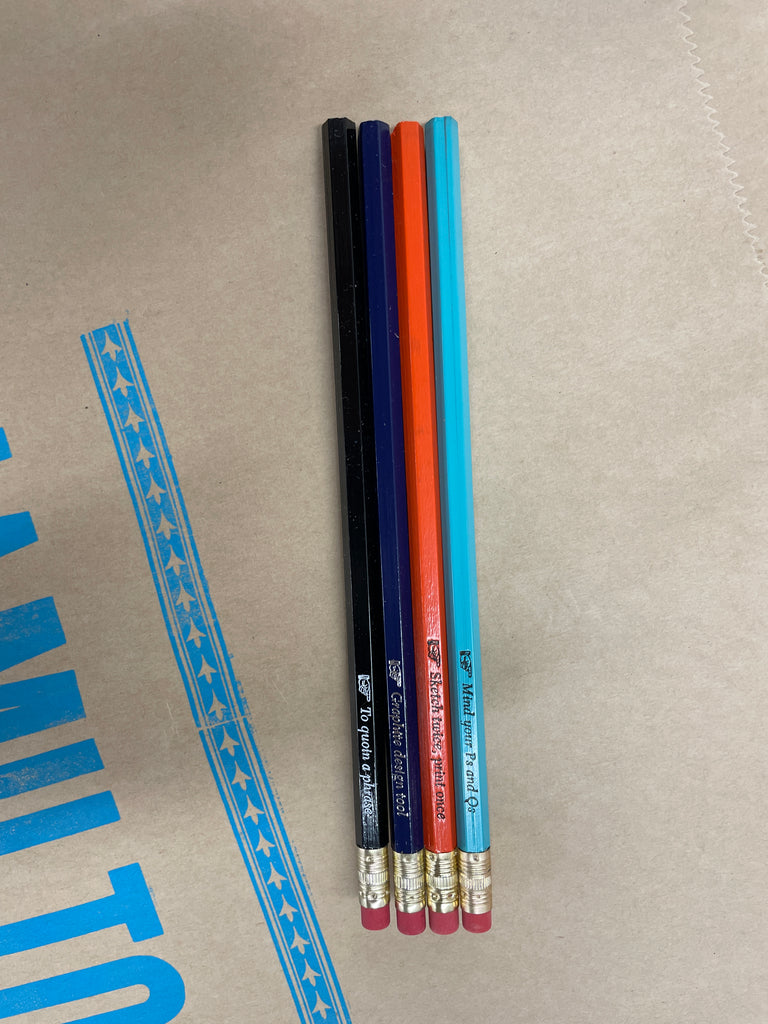 No. 2 Pencil Hamilton Wood Type Museum