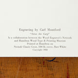 Original Print: Seize the Carp - Wood Engraver's Network Print Project