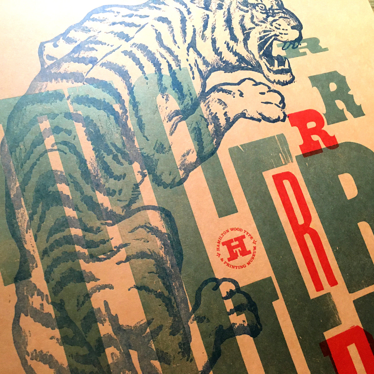 Vintage Tiger Poster