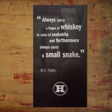 Original Print: Always Carry a Flagon of Whiskey...